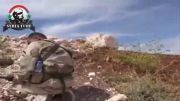 ریف حماه - هدف قرار گرفتن دو تروریست توسط تک تیرانداز