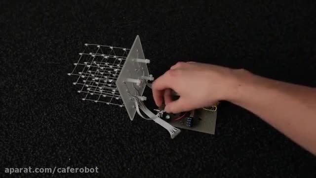 ساخت مکعب نوری با استفاده از رسپبری پای - کافه ربات