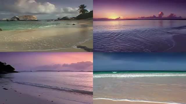 فوتیج سواحل - Artbeats &ndash; Caribbean Beaches