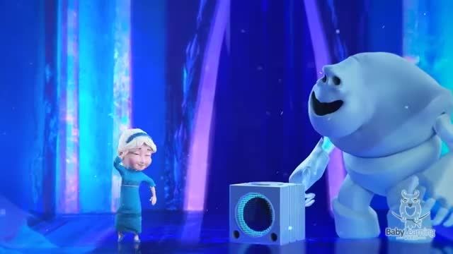 Marshmallow the Frozen Snow Monster Teaches Elsa ABC Al