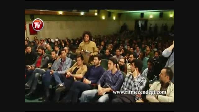 اعتراض های یک پسر جوان در کلاس بازیگری شهاب حسینی!!!