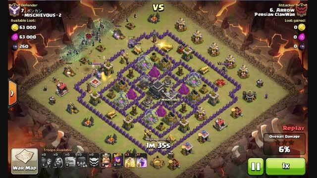 Clash Of Clans- 3 star Attack GoWiWi