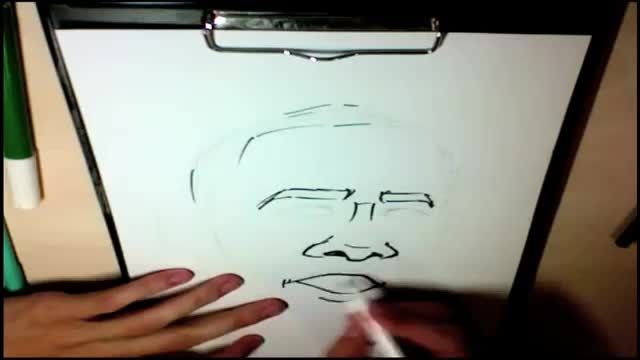 آموزش طراحی کاریکاتور 26 (طراحی کاریکاتور اوباما)4