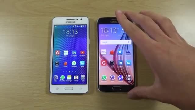 Samsung Galaxy Grand Prime VS Galaxy S6 Edge - Speed Te