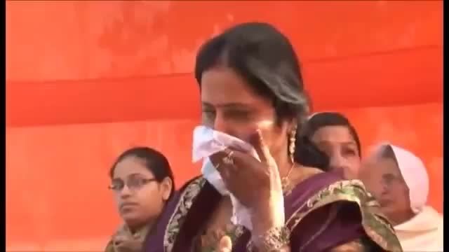 مراسم راهبه شدن یک زن در هندوستان