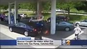 تصادف در پمپ بنزین و.....(خودت ببین)