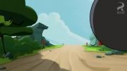 انیمیشن سریالی Angry Birds Toons | قسمت 20 | Run Chuck Run