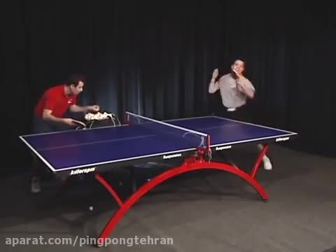 آموزش پینگ پنگ ، نحوه تمرین با توپ زیاد در تنیس روی میز