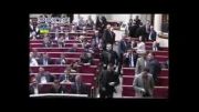 تمرین کتک کاری در پارلمان اوکراین