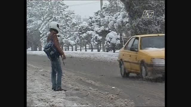 برف در کرمان