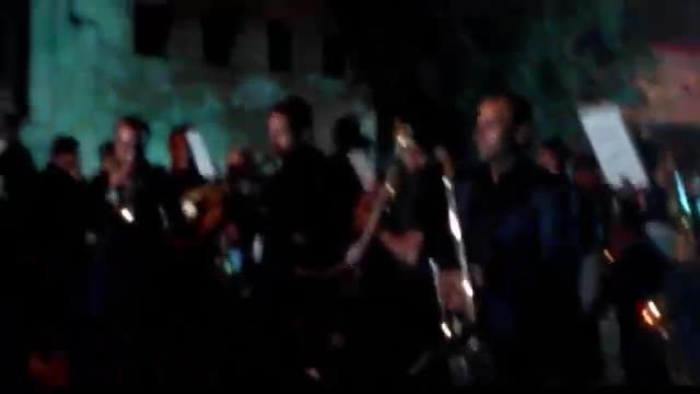 اجرای هارمونیک کلاه پهلوی -بند بادی عاشورای 94 در قزوین