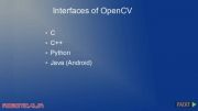 رابط های کاربری رایج برای opencv