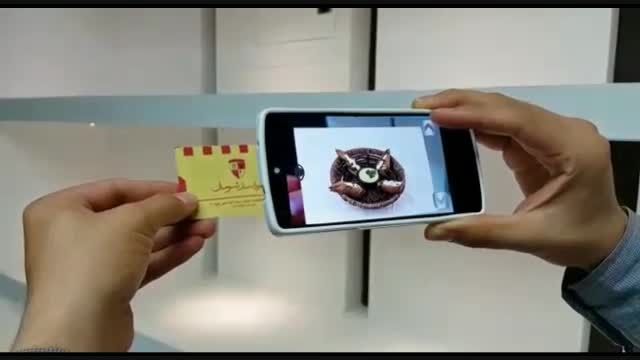 کارت تبلیغات ویدیویی با تکنولوژی هوشمند.