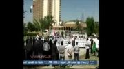 تظاهرات مردم بغداد علیه تهدیدات آمریکا
