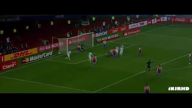 کلیپ حرکات لیونل مسی مقابل پاراگوئه 6 - 1