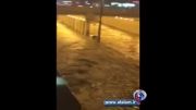 باران پایتخت عربستان را فلج کرد