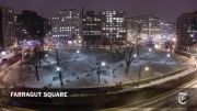 تایم لپس بسیار زیبا از برف زمستانی-کیفیت HD