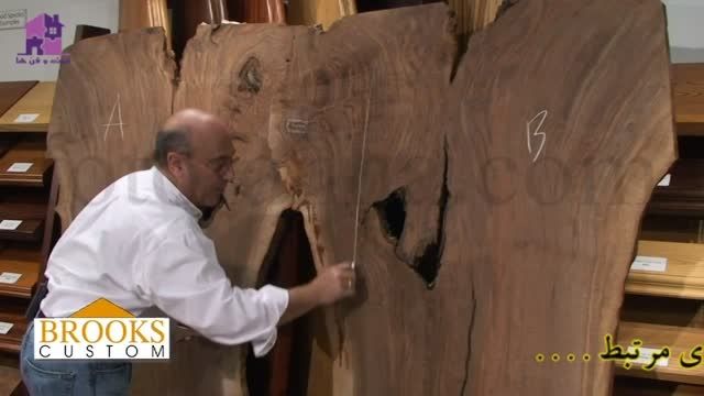 نحوه ساخت صفحه میز با چوب درختان جنگلی توسط وبسایت فوت