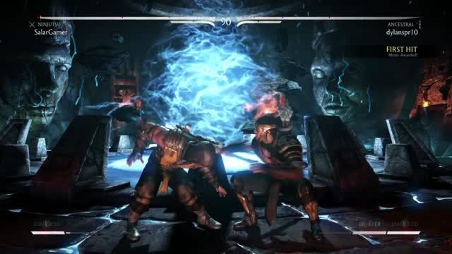 Mortal Kombat X-اولین مچ آنلاین