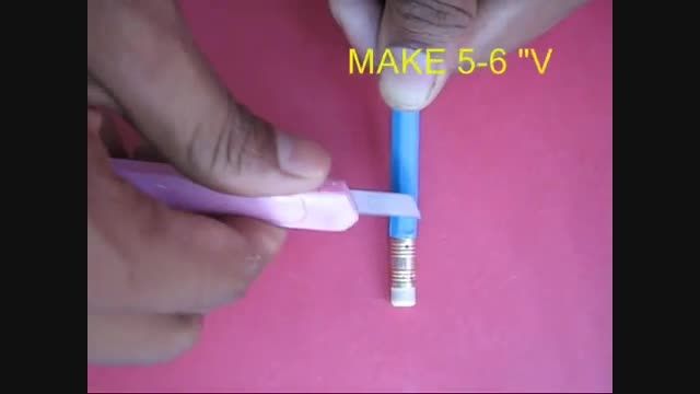 ساخت یک فرفره جالب با مداد