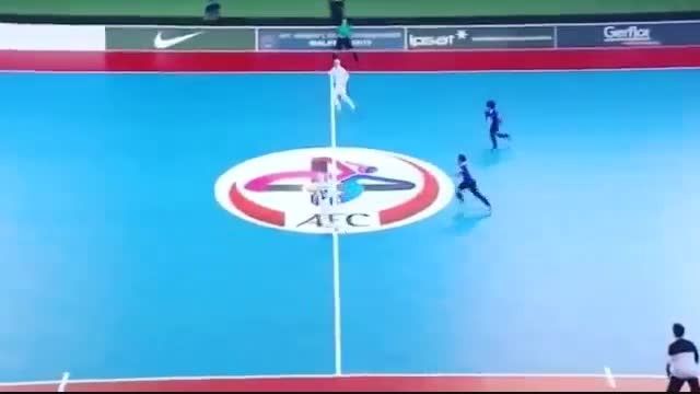 صحنه گل فوق العاده زیبا تیم ملی فوتسال بانوان ایران