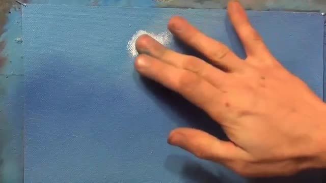 آموزش نقاشی دریا وکشتی با رنگ روغن