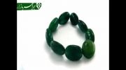 دستبند جید سبز درشت زنانه - کد 3770
