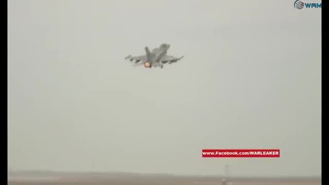 حمله هوایی جنگنده های F16 اماراتی به داعش
