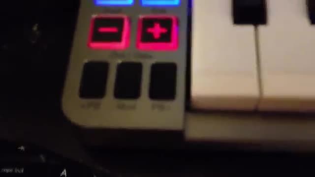 M-Audio Keystation Mini 32 running in FL Studio