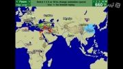نقشه جهان از پیدایش اولین تمدن ها تا بعد از اسلام
