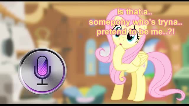 fluttershy and siri