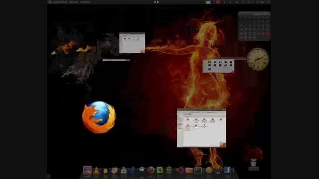 Debian_Gnu_Linux Ubuntu 11.04 Effect 3D