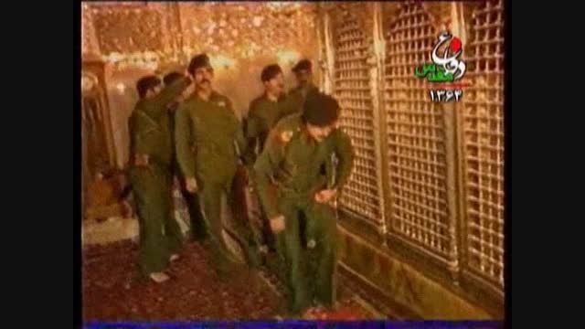 نماز صدام ملعون با کفش
