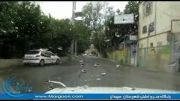 بارش باران تابستانی در سپیدان  25 مرداد 93
