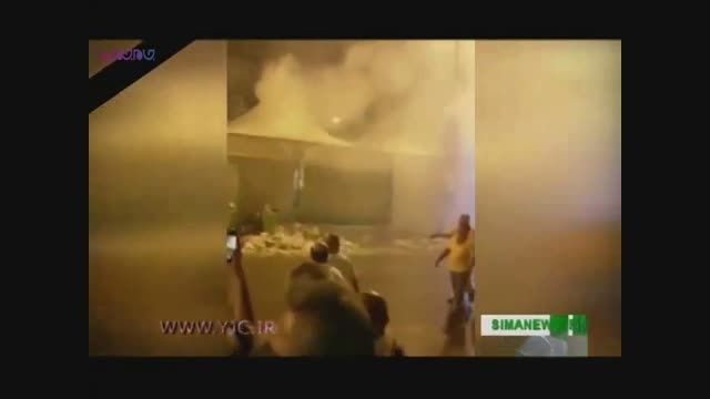 آتش سوزی چادرهای حجاج مصری در منا