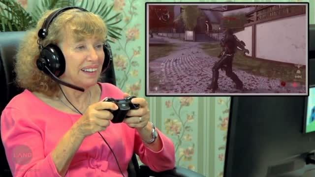 واکنش افراد سالخورده هنگام بازی Call of Duty