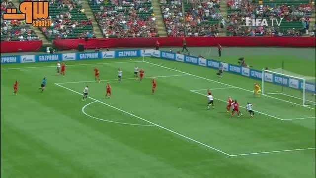 لحظات مهم بازی انگلیس - آلمان جام جهانی بانوان 2015