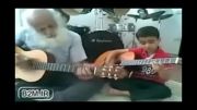 پدر بزرگ و نوه گیتاریست ایرانی