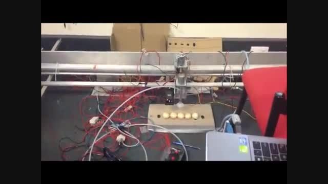پروژه ساده ربات برداشت کننده قارچ دکمه ایی