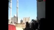 انفجار مناره مسجد توسط گروه جبهه النصره