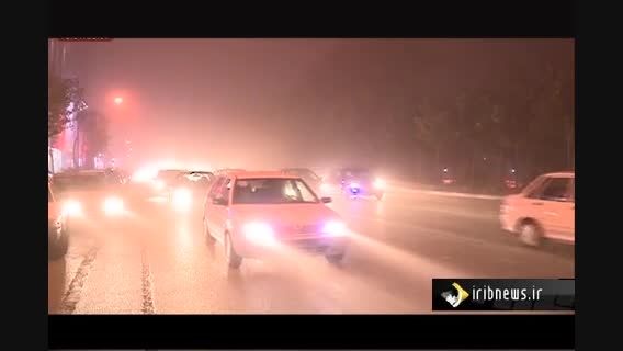 دیشب طوفانی با سرعت بیش از 70 کیلومتر تهران را درنوردید