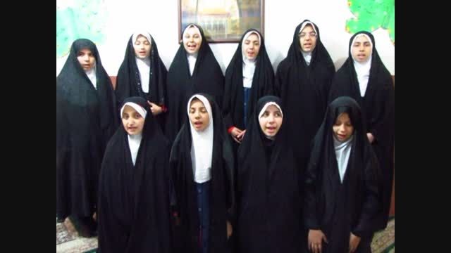 دانش آموزان ششم هم خوانی در مدح حضرت علی ع