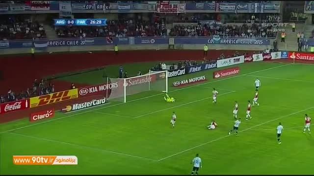 خلاصه بازی: آرژانتین ۲-۲ پاراگوئه