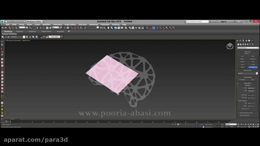 آموزش para3d -ساخت پوسته از عکس دلخواه