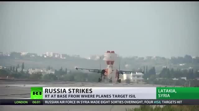 آماده سازی جنگنده های سوخو روسی برای حمله به داعش