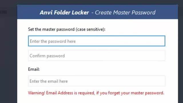 قفل گذاری و مخفی کردن پوشه ها با Anvi Folder Locker