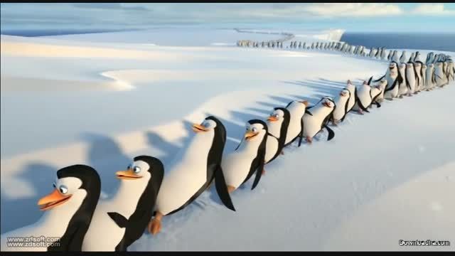 صحنه ای از انیمیشن (Penguins of Madagascar)