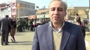 سخنرانی فرماندار شهرستان خداآفرین در راهمیمایی 22 بهمن