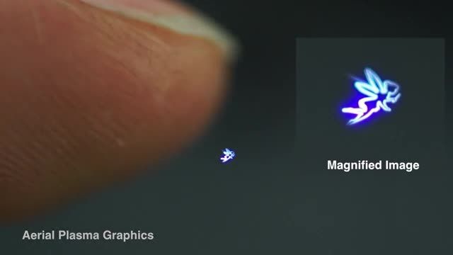 لیزرهای فوق سریع و هولوگرام هایی قابل لمس