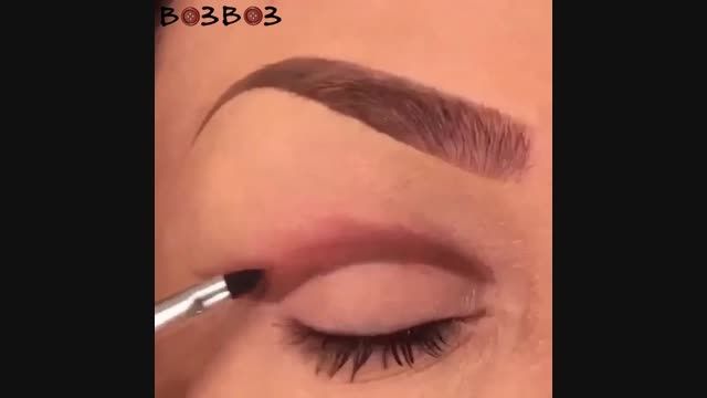 آموزش آرایش چشم (سایت بوس بوس)